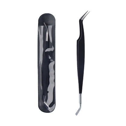 2-In-1 Stainless Steel Pet Dog Louse Flea Tweezers Safe Cat Dog Lice Flea Remover Cleaning Tool Tick Tweezers Durable Easy Use