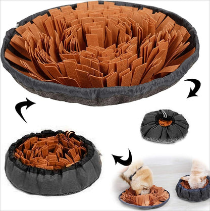 Snuffle Mat for Dogs, Pet Snuffle Mat for Small and Medium Dogs, Interactive Sniff Mat Feeding Mat for Puppies, Slow Feeder