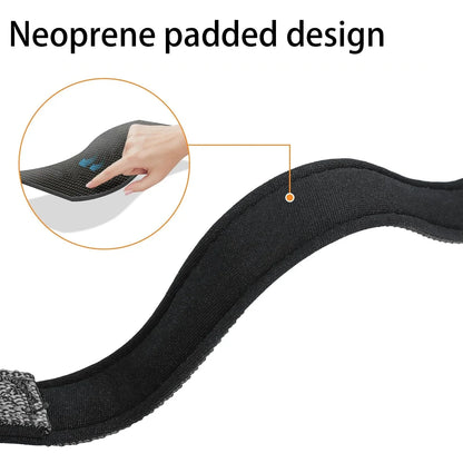 Airtag Dog Collar with Waterproof Airtag Case, Reflective Soft Padded & Safety Air Tag Pet Collar Adjustable for Large Dogs