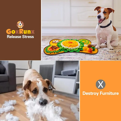 Snuffle Mat for Dogs, Pet Snuffle Mat for Small and Medium Dogs, Interactive Sniff Mat Feeding Mat for Puppies, Slow Feeder