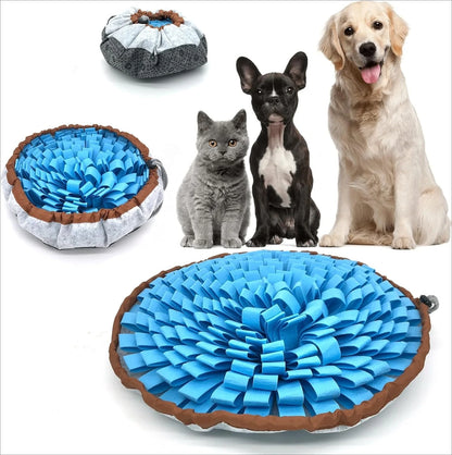 Snuffle Mat for Dogs, Pet Snuffle Mat for Small and Medium Dogs, Interactive Sniff Mat Feeding Mat for Puppies, Slow Feeder